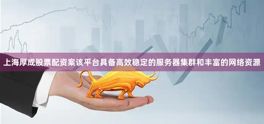 上海厚成股票配资案该平台具备高效稳定的服务器集群和丰富的网络资源